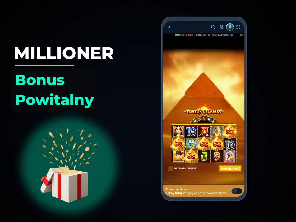 millioner - Bonus Powitalny