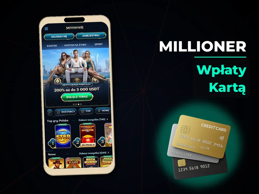 millioner - Wpłaty Kartą