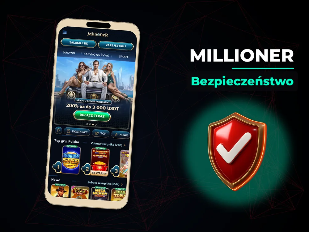 millioner - Bezpieczeństwo