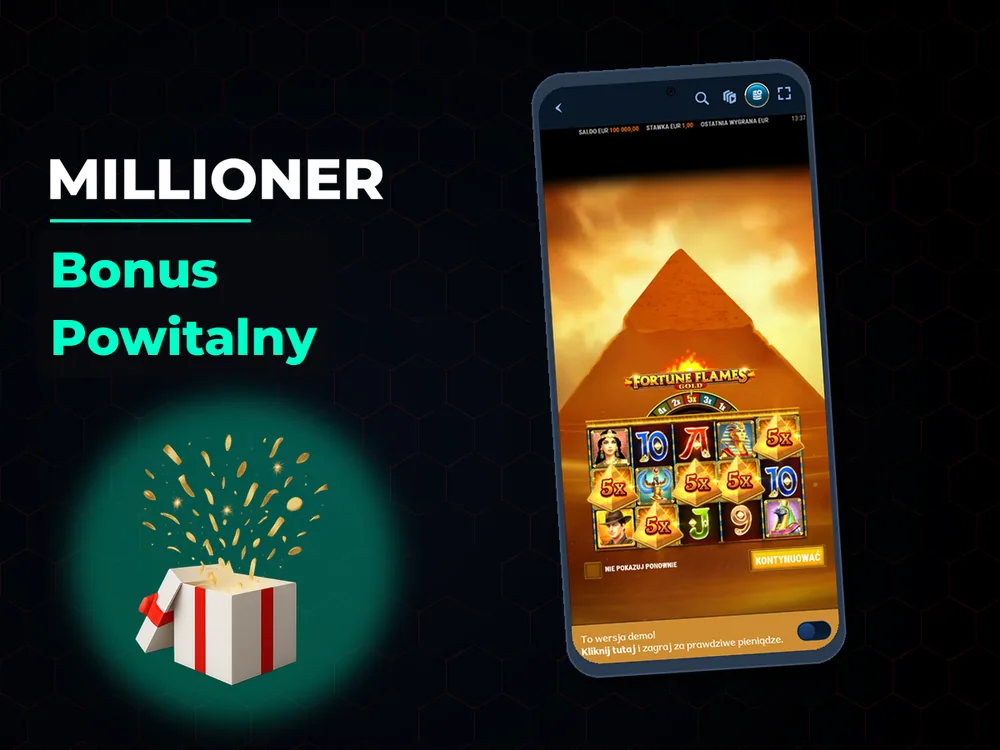 millioner - Bonus Powitalny